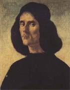Sandro Botticelli Portrait of Michele Marullo oil